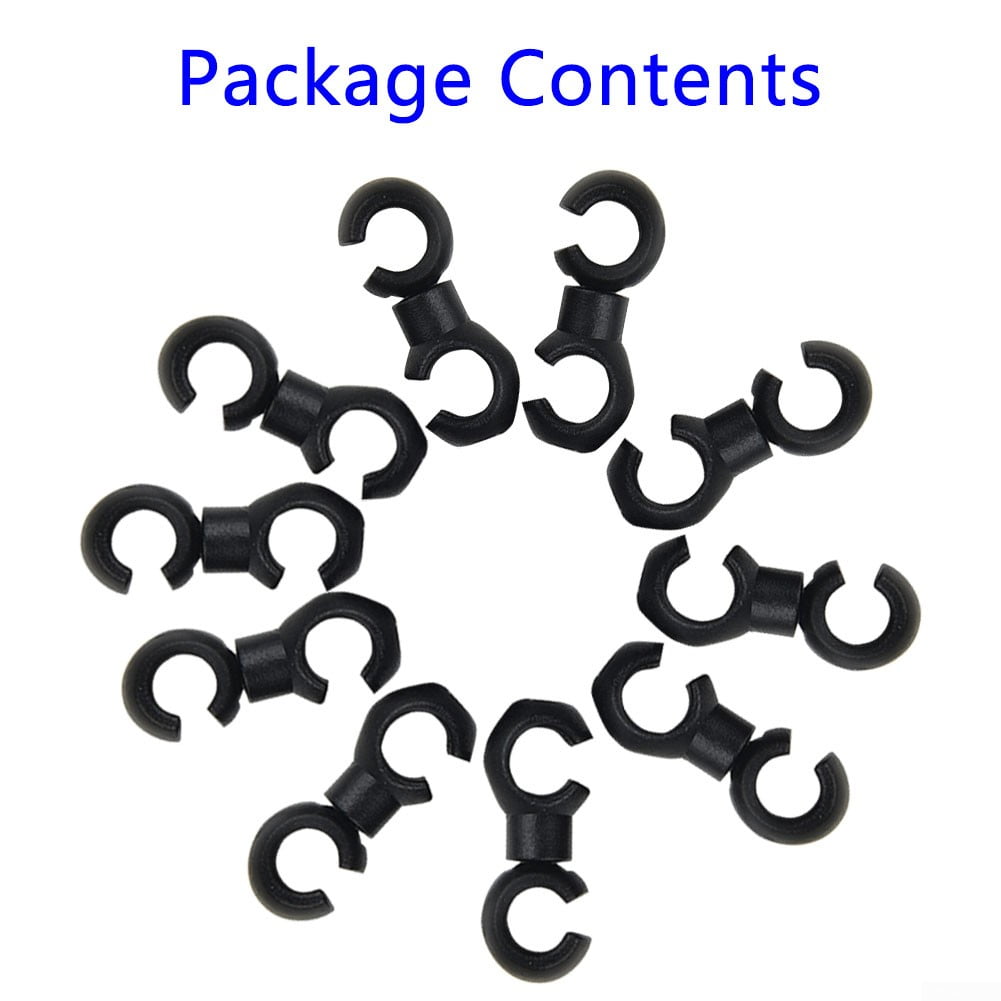 10 x Bike Rotating S Shaped Hook Clips Brake Gear Cross Cable Tidy Tools L8E2 10 x Bike Rotating S Shaped Hook Clips Brake Gear Cross Cable Tidy Tools L8E2