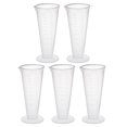 thumbnail image 1 of 5 pcs Cilindros Medidores Transparentes de PP Graduados 100ml, 1 of 5