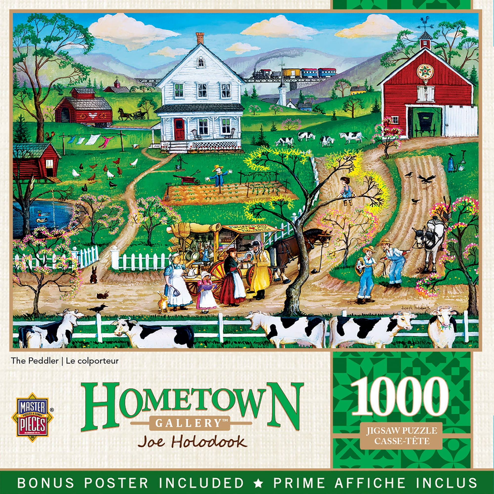 Buffalo Games Charles Wysocki - The Quiltmaker Lady - 1000 Pieces ...