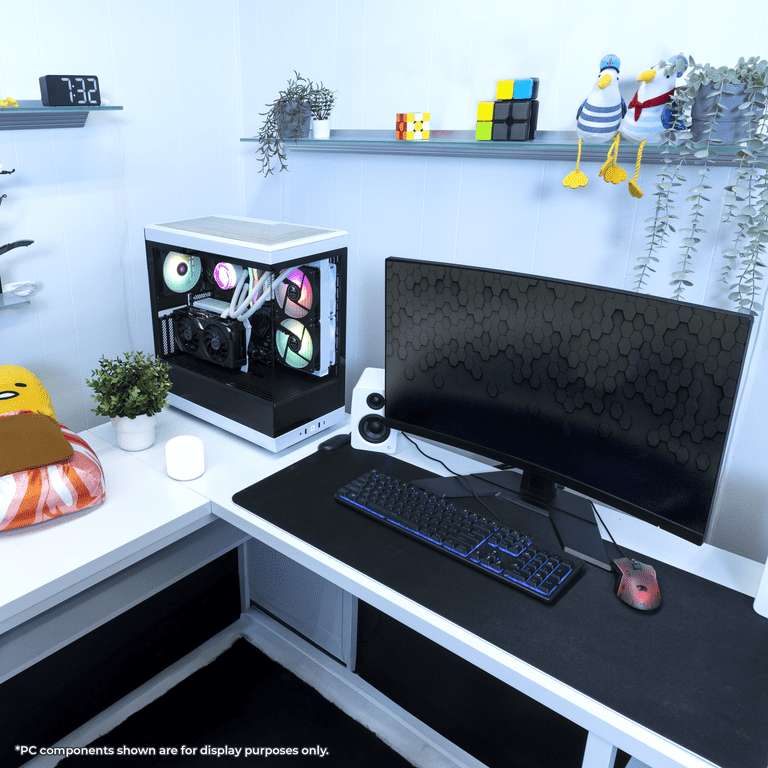 iBUYPOWER Y40 PRO White Gaming PC Desktop Computer Intel