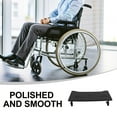thumbnail image 4 of FRCOLOR Wheelchair Tray Detachable Wheelchair Table With Cup Holder Design Rectangular Plastic Desk Mobility Accessory Attachment For Elderly, 4 of 8