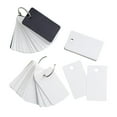 thumbnail image 1 of 1 Cards Blank Mini 1.6 X 2.8 Inch Punched s - Black, as described, 1 of 8