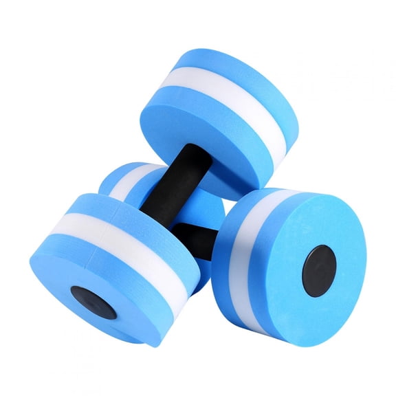 Gupbes Water Aerobics Dumbbell Aquatic Barbell EVA Fitness Swimming Pool Exercise Equipment Blue,Water Aerobics Dumbbell