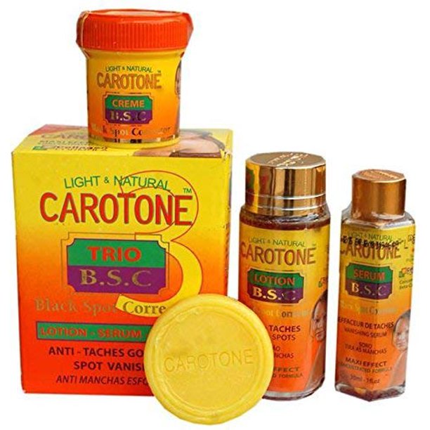 Carotone Light and Natural Black Spot Corrector Trio