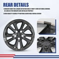 thumbnail image 4 of 4pcs/Set 15" Hubcaps Wheel Rims Cover for 2016-2022 Toyota Prius;2017-2022 Toyota Prius Prime;2020-2024 Toyota Corolla Hybrid Compatible with Alloy Wheels(15-inch,Silver Lacquer & Black Lacquer), 4 of 8
