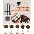 thumbnail image 2 of Xrgnb Coffee Grinder With Ceramics Burr For Espresso,French Press,5 Adjustable Settings,Hand Maker with Built-In Burr,For Home Use and Camping Travel,Coffee Bean Grinders With Hand Crank, 2 of 7