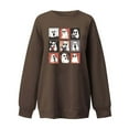 thumbnail image 3 of Womens Halloween Sweatshirts Fall Winter Long Sleeve Sweaters Crewneck Printed Shirts Casual Round Neck Blouses Loose Fitting Sweatshirt Pullover Top Halloween Costumes, 3 of 3
