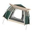 thumbnail image 3 of Tienda de Campaña Tela Oxford Pop Up Automático Carpa Familiar Impermeable de Doble Capa para Senderismo Viajar Mochilero Verde 5 a 8 Personas YUNYI BRAND Deportes, 3 of 8