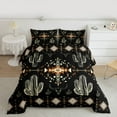 thumbnail image 2 of Homewish Teens Bohemian Aztec 3-Piece Full Size Comforter Sets,Western Cactus Bedding Comforter Set,Exotic Style Lightweight Bedding Sets,Ultra Soft Home Decor,Reversible, 2 of 8