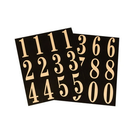 UPC 029069021030 product image for Hy-Ko Self-Adhesive Gold 2 in. Vinyl Number Set 0-9 | upcitemdb.com