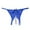 Blue, variant on Women's Pure Color Sexy Lace Crotchless Panties With Transparent Beads And Massage Function Ruffled Panties Women Goofy Goober Underwear Womens Bikini Underwear Boy Cut on Clearance L Red