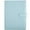 Sky Blue, variant on Aonity A5 Notebook Single Shell， A5 Synthetic Leather Notebook Refillable 6 Ring Notepad Cover with Closure Storage Box for Diy