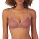 thumbnail image 1 of Bralette Bra DKNY de rayas transparentes, talla pequeña, palisandro, 1 of 2