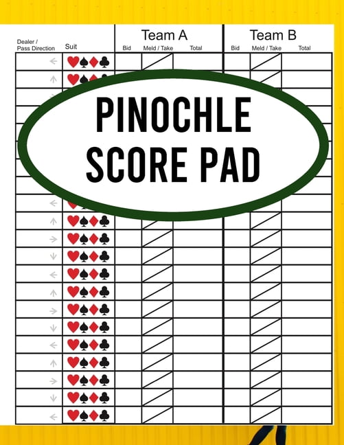 printable pinochle meld sheet