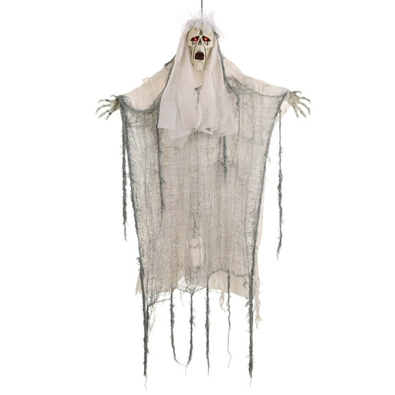 3ft Hanging Light-Up Ghost