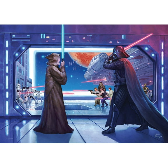 Star Wars (Obi Wans Final Battle) MightyPrint™ Wall Art