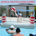 thumbnail image 5 of Inflatable Pool Volleyball Set, Floating Water Volleyball for Summer Pool Game, 5 of 7