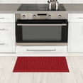 thumbnail image 2 of Mainstays Sedona Red Woven Line Check Kitchen Rug, 2 of 10