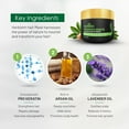 thumbnail image 5 of (2 pack) Herbishh Argan Hair Mask-Deep Conditioning & Hydration For Healthier Looking Hair- For Very Dry, Weak, Stressed Out Hair, No Sulphates, No Parabens (100 Gm), 1 Count, 5 of 9