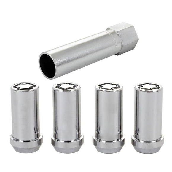 McGard Wheel Access Wheel Lock 25240 Lug Nut Lock; 1/2 Inch - 20 Thread Size; Conical Seat; Tuner Lug Use With Alloy Wheels Only; 1.6 Inch Overall Length; 13/16 Inch Hex Size; Chrome Plated; Steel