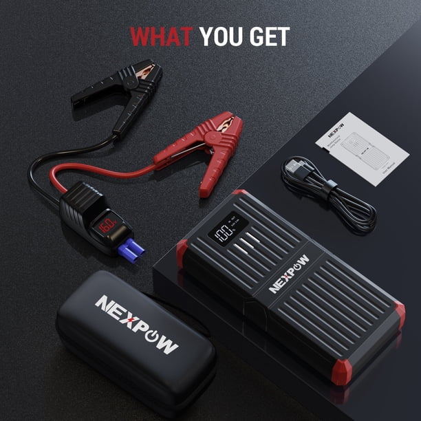 NEXPOW 6000A Car Jump Starter – Powerful & Multi-Functional
