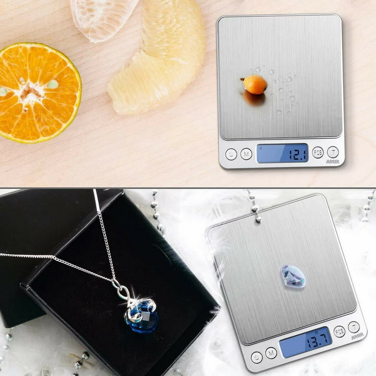 Digital Scale 500g x 0.01g Jewelry Gold Silver Coin Gram Pocket Size Herb  Grain