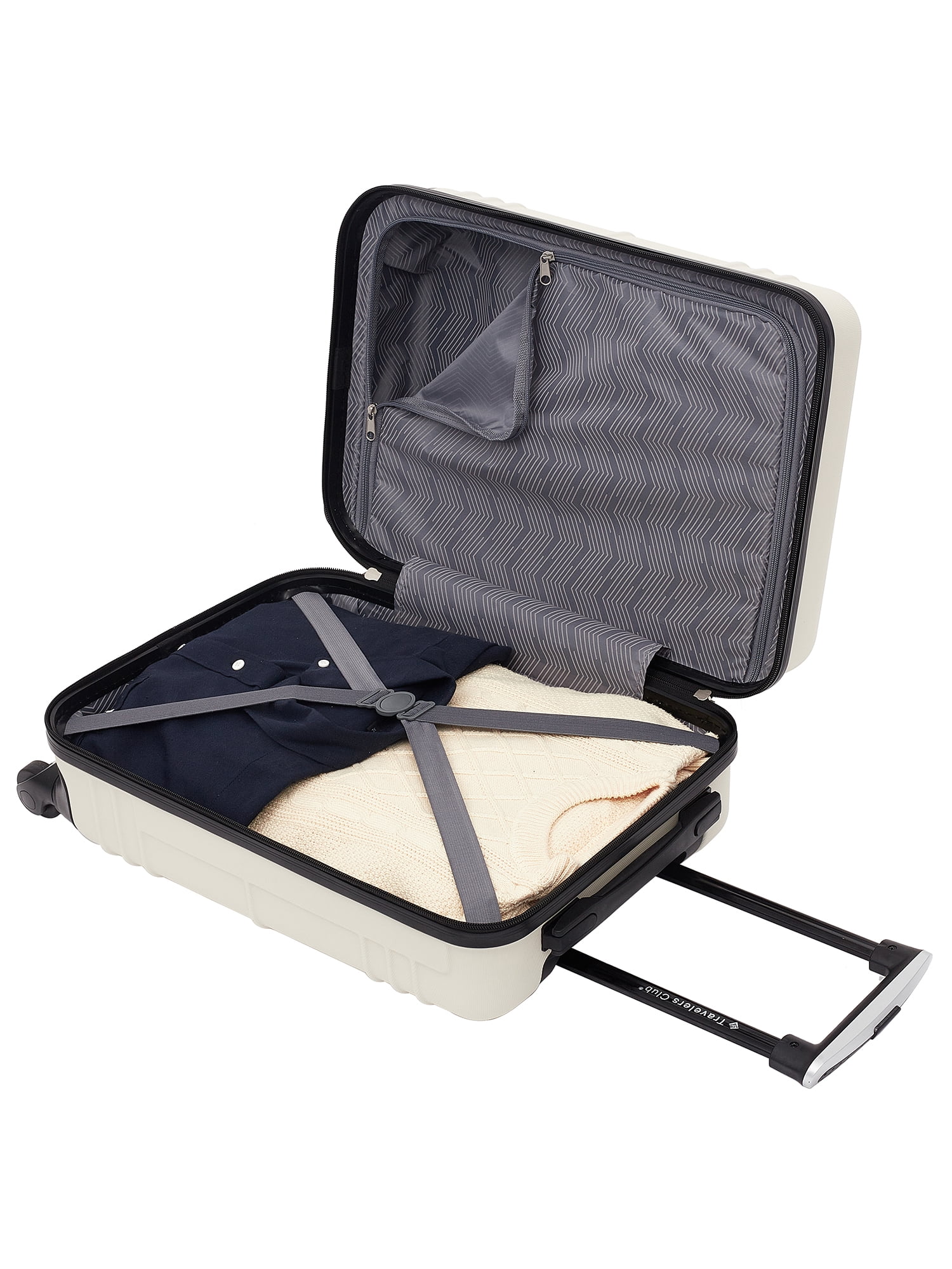 TCL 20" Hard-Side Rolling Spinner Carry-on Luggage - Bone White