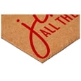 thumbnail image 6 of Red Jingle All the Way Doormat 17" x 29", 6 of 8