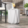 thumbnail image 2 of Lightweight Concrete Outdoor Side Table – Modern Patio End Table, Concrete Finish Accent Table for Garden, Backyard, Balcony, 2 of 13