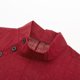 thumbnail image 4 of Blusa de algodón para mujer, cuello alto, abotonado lateral, manga corta, tallas grandes, moda Irfora Blusa de mujer, 4 of 7