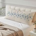 thumbnail image 4 of Blue Teal Coastal Body Pillow Cover 20 x 60 Inch Decorative Pillow Cover Summer Beach Starfish Vintage Lumbar Pillowcase Seasonal Rectangle Cushion Case for Couch Sofa Bed Living Room, 4 of 9