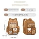 thumbnail image 3 of Mochila de Capibara Linda Mochila de Día de Viaje con Diseño de Dibujos Animados en Caqui, 3 of 7
