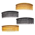 thumbnail image 2 of 4pcs Plastic Hair Clip For Thick Hair With Teeth, Large Hair Side Comb, French Hair Clip For Women, Coffee Black Hair Clip For Hair Fine Girl HairAccessories, 2 of 5