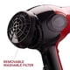 thumbnail image 5 of Secador de pelo KISS Pro Turmaline Ceramic 1875W 3 Heat Red KISS Kiss, 5 of 5
