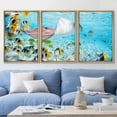thumbnail image 3 of wall26 Framed Canvas Print Wall Art Set Stingray with Yellow &amp; Black Striped Fish Marine Life Ocean Photography Modern Art Nautical Colorful Ultra for Living Room, Bedroom, Office - 24"x36&q, 3 of 5