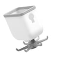 thumbnail image 2 of Organizador de ganchos de cocina, colgador de baño, estante de secado de platos de pared, soporte para tapa, accesorios de cocina, estante de Almacenamiento y organización del hogar gris blanco Yuarrent HA005196-01, 2 of 6