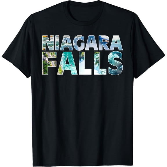 Niagara Falls Waterfall Souvenir Gift Men,Women New York T-Shirt