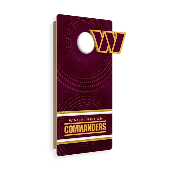 Washington Commanders Wall Hanging Cornhole Board