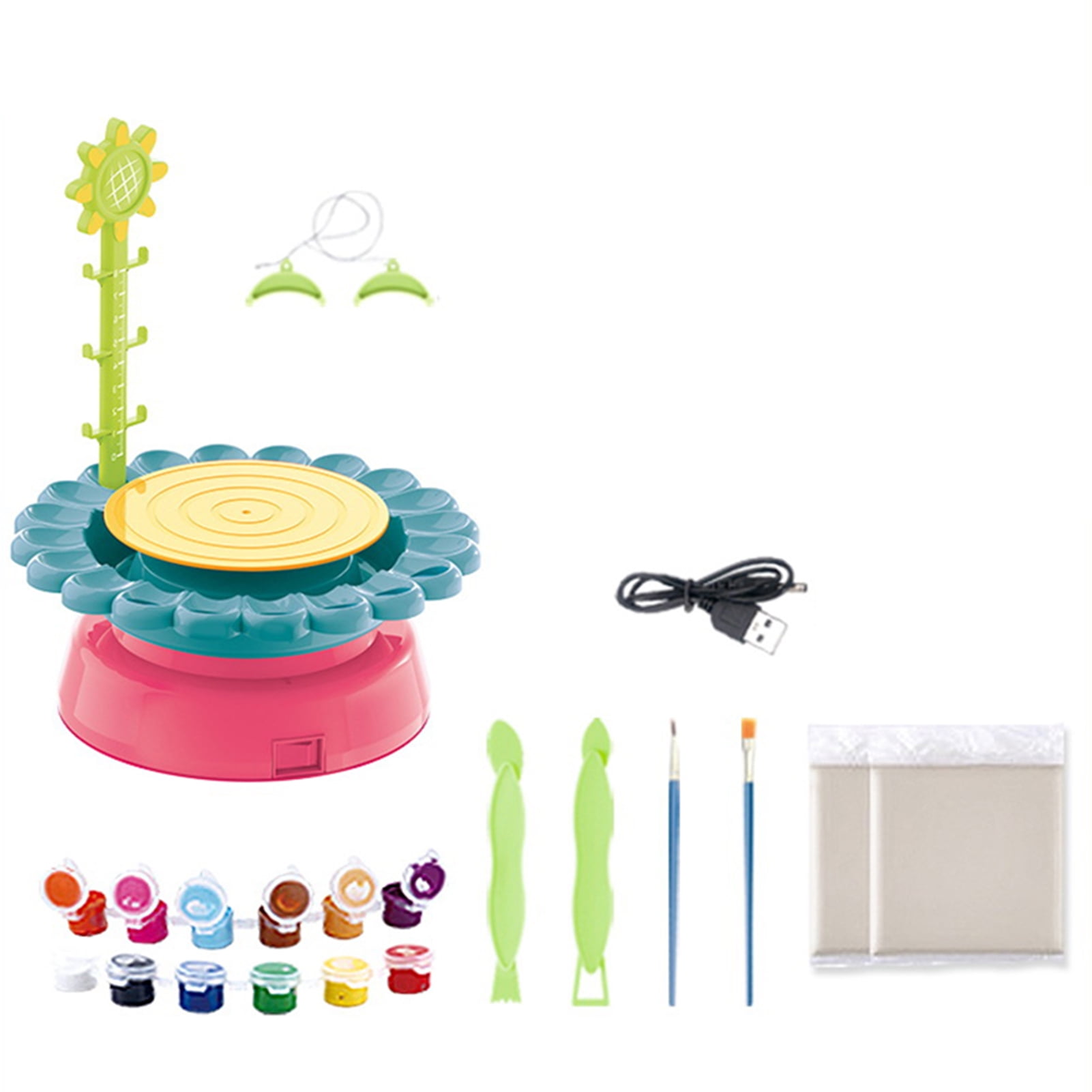Details about   Machine Ceramic Kit Craft Kit for Children Kids Beginners Home Toy Without Clay 