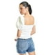 thumbnail image 3 of Blusa smock de escote cuadrado Roman Fashion/Juvenil, 6955 (Blanco) blanco M, 3 of 6