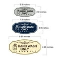 thumbnail image 4 of Victorian Hand Wash Only (Soap) Sign (Navy Blue / White) - Large, 4 of 5