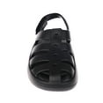 thumbnail image 4 of FOAMWALK Girl's EVA Slides Fisherman, Buckle Clogs Kids Cloud Slides - Slip On Sandals for Girls Little Kid, Black, 3, 4 of 10