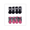 Black&Rose Red, variant on JIEBIAN 8Pcs Dog Boots Waterproof Shoes for Dogs, Hot Pavement Summer Breathable and Soft, Mesh Paw Protectors with Reflective Strips, Rugged Anti-Slip Sole, for Small Medium Dogs Hiking, Black+Blue