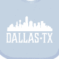 thumbnail image 4 of Inktastic Dallas Texas Skyline Tx Cities Boys or Girls Baby Bib, 4 of 4