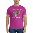 thumbnail image 3 of Chicken Whisper Men'S Basic Short Sleeve T-Shirt Fuchusia 4x-Large, 3 of 5