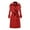 Red, variant on AOOCHASLIY 2023 Women Winter Coat Fashion Women Turn Down Collar Long Sleeve Casual Coat Cardigan Blouse