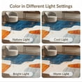 thumbnail image 7 of ODIKA 8'x10' Washable Area Rug Non-Shedding, Easy Care, Front Abstract Contemporary Brushstroke Watercolor Splash Door for King Size Bedroom Under Bed, Master Suite, 7 of 7