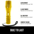 thumbnail image 4 of GORILLA GRIP LED Tactical Flashlight, 750 FT High Lumens 5 Adjustable Modes, Water Resistant, Gold, 4 of 9