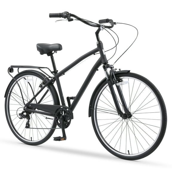 sixthreezero 7-Speed Men's 26" Comfort Bike, Matte Black