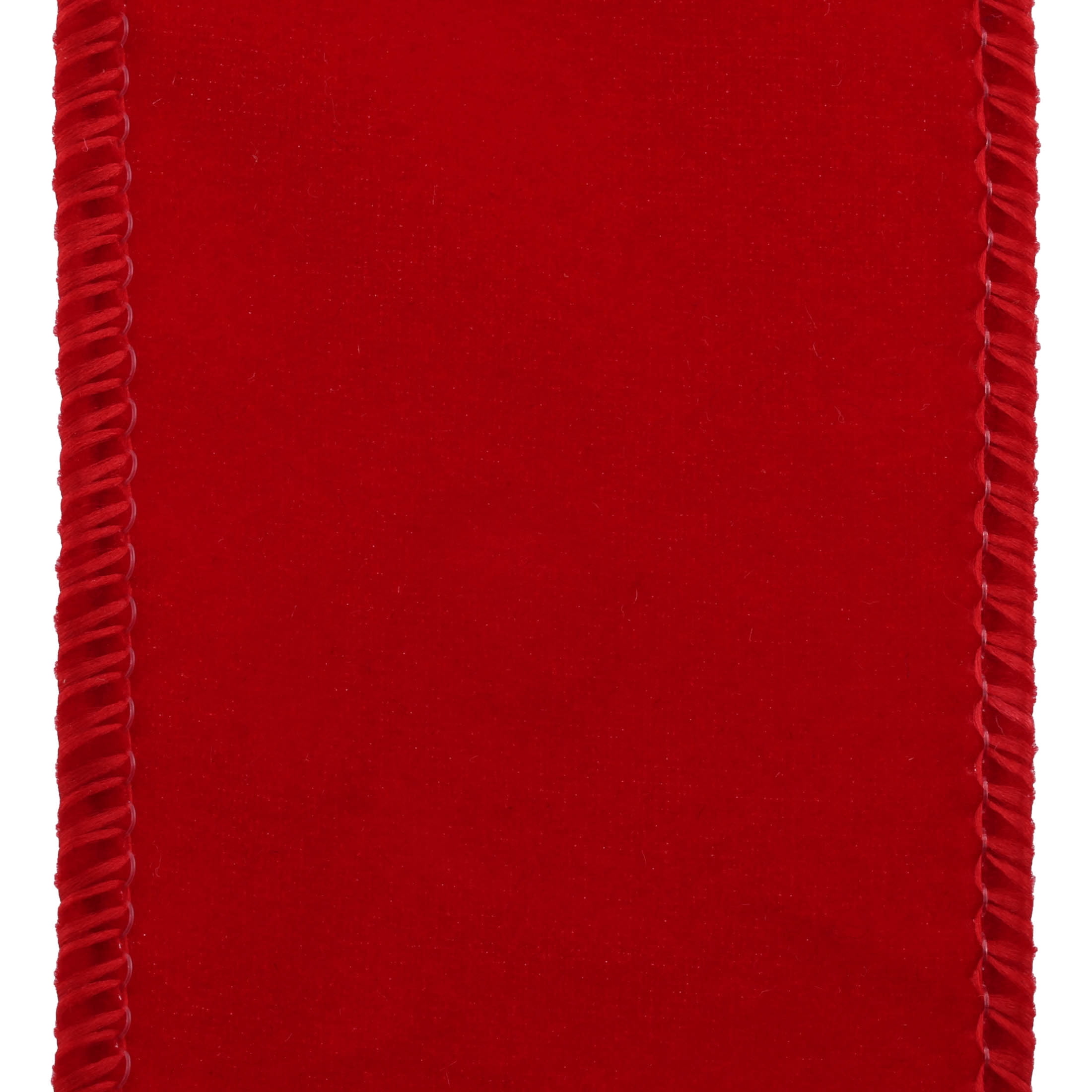 Red Velvet Christmas Ribbon, 2" x 30', by Holiday Time